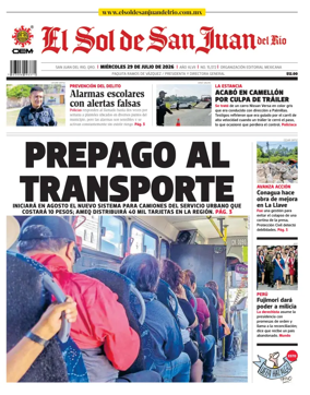 Cover of El Sol de San Juan del Rio