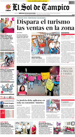 Cover of El Sol de Tampico