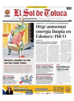 Cover of El Sol de Toluca