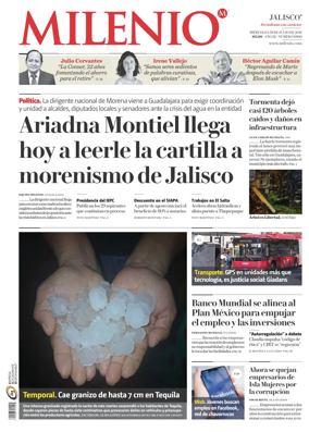 Cover of Milenio Jalisco