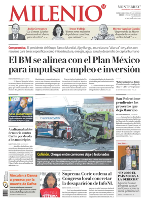 Cover of Milenio Monterrey