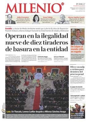 Cover of Milenio Puebla