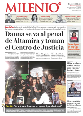 Cover of Milenio Tamaulipas