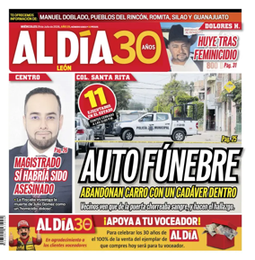 Cover of Periodico Al Dia (Leon)