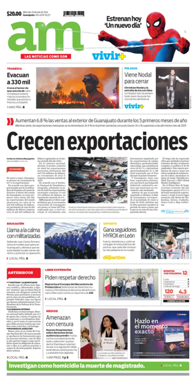 Cover of Periodico AM (Leon)
