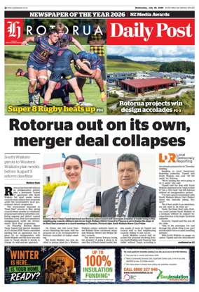 Cover of Rotorua Daily Post