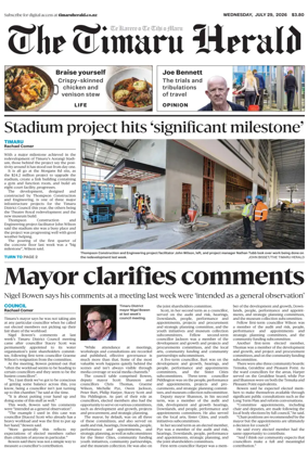 Cover of The Timaru Herald