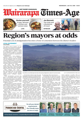 Cover of Wairarapa Times-Age (NZ)