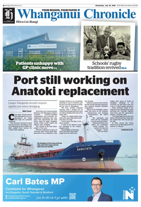 Cover of Whanganui Chronicle