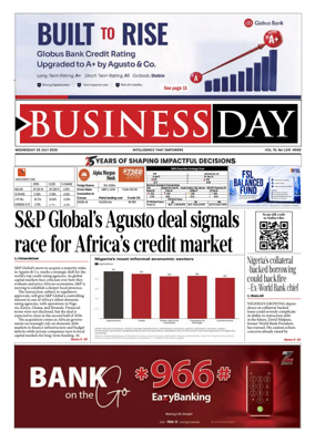 Cover of Business Day (Nigeria)