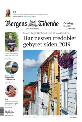 Cover of Bergens Tidende