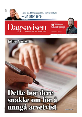 Cover of Dagsavisen