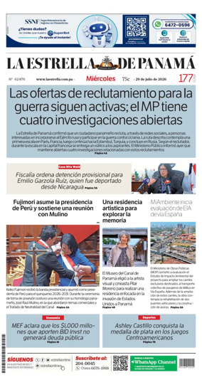 Cover of La Estrella de Panama