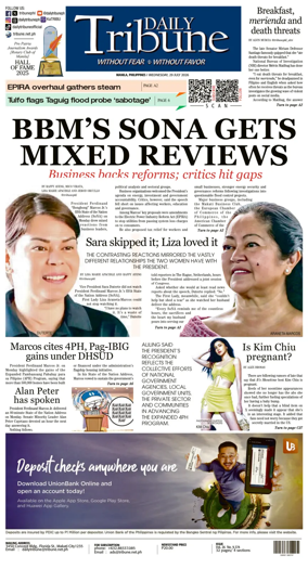 Cover of Daily Tribune (Philippines)