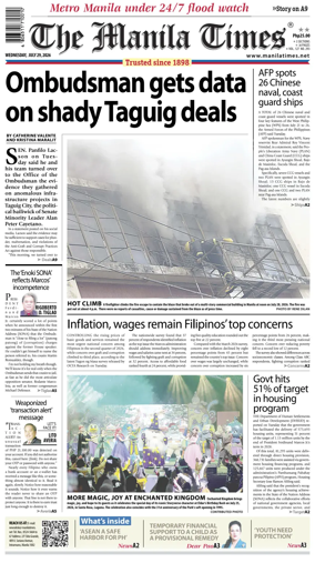 Cover of The Manila Times
