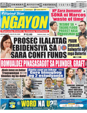 Cover of Pilipino Star Ngayon
