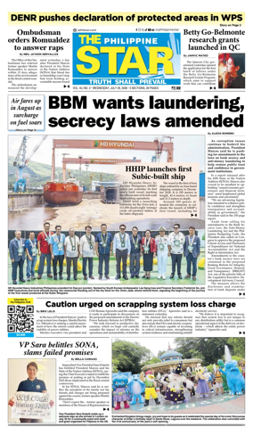 Cover of The Philippine Star