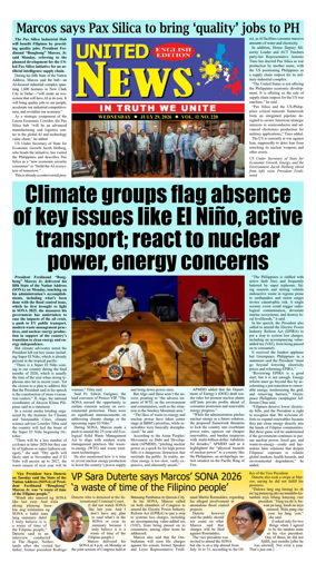 Cover of United News - English Edition