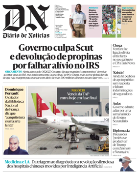 Cover of Diario de Noticias