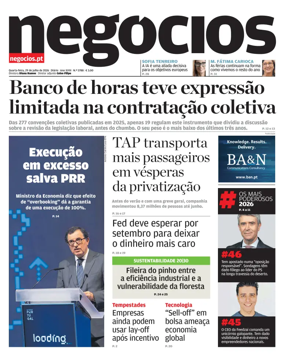 Cover of Jornal de Negocios