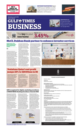 Cover of Gulf Times Business