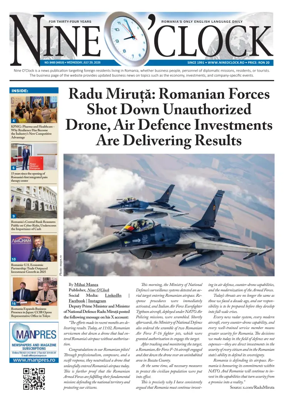 Cover of Nine o clock (Romania) Daily