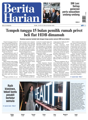 Cover of Berita Harian
