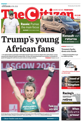 Cover of The Citizen (KZN)