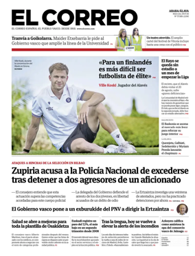 Cover of EL Correo (Alava)