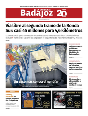 Cover of La Cronica de Badajoz BE