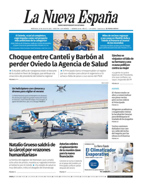 Cover of La Nueva Espana (Oviedo)