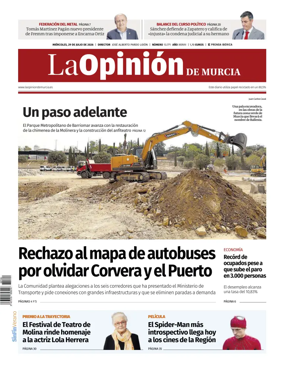 Cover of La Opinion de Murcia