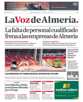 Cover of La Voz de Almeria