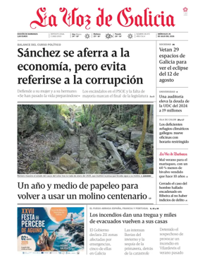 Cover of La Voz de Galicia (Barbanza)