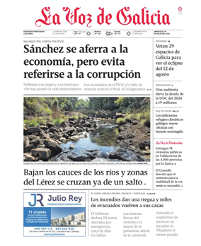 Cover of La Voz de Galicia (Pontevedra)
