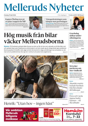 Cover of Melleruds Nyheter