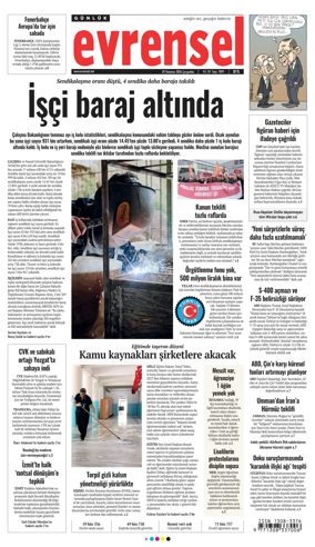 Cover of Evrensel Gazetesi