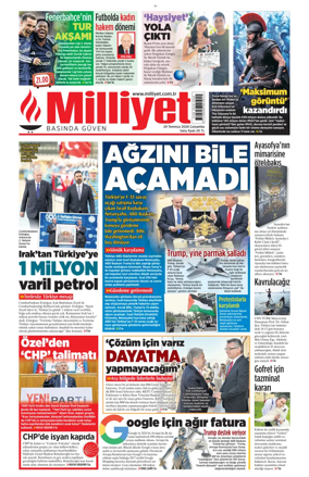 Cover of Milliyet