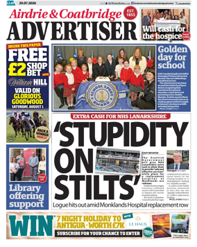 Cover of Airdrie & Coatbridge Advertiser