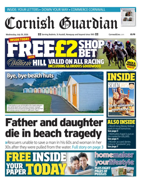 Cover of Cornish Guardian (Newquay & the North Coast)