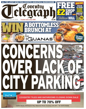 Cover of Coventry Telegraph