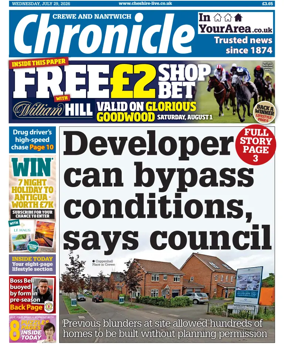Cover of Crewe Chronicle