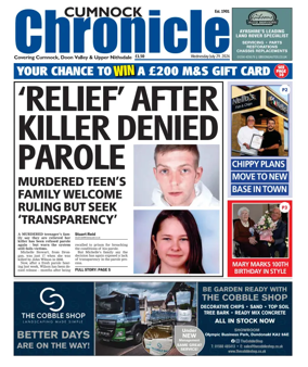 Cover of Cumnock Chronicle