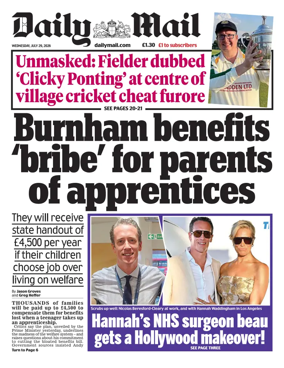 Cover of Daily Mail