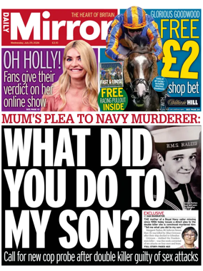 Cover of Daily Mirror