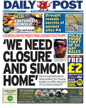 Cover of Daily Post (North Wales)