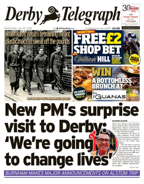 Cover of Derby Telegraph