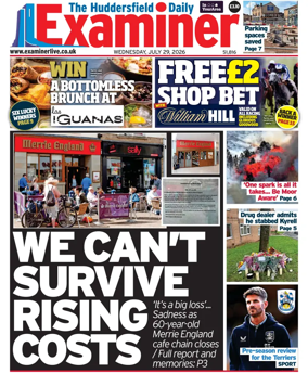 Cover of Huddersfield Daily Examiner