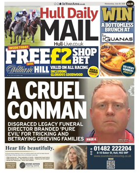 Cover of Hull Daily Mail