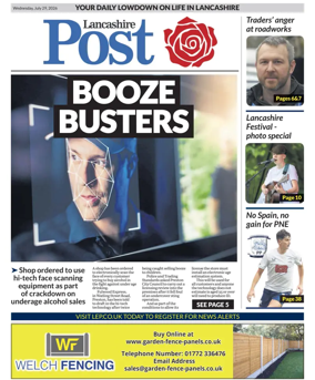 Cover of Lancashire Evening Post